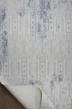 Volvera Modern Krem Polyester Makine Halısı - Görsel 4