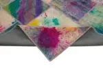 Patchwork Multi Pamuk Üzerine Yün El Dokuma Kilim-300x406 - Görsel 6