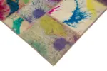 Patchwork Multi Pamuk Üzerine Yün El Dokuma Kilim-246x292 - Görsel 4
