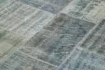 Patchwork Mavi Pamuk Üzerine Yün El Dokuma Kilim-250x357 - Görsel 5
