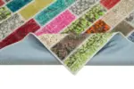 Patchwork Multi Pamuk Üzerine Yün El Dokuma Kilim-176x227 - Görsel 6