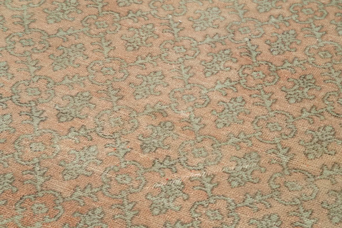 Damalı Modern Dizayn Geometrik Bej Pamuk Üstü Yün El Dokuma Halı-170x292 - Görsel 5