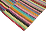 Gümgüm Modern Multi Pamuk Üstü Yün El Dokuma Kilim-296x389 - Görsel 4