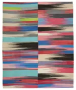 Gümgüm Modern Multi Pamuk Üstü Yün El Dokuma Kilim-298x360