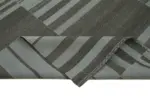 Gümgüm Modern Gri Pamuk Üstü Yün El Dokuma Kilim-213x331 - Görsel 6