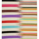 Gümgüm Modern Multi Pamuk Üstü Yün El Dokuma Kilim-181x277