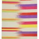 Gümgüm Modern Multi Pamuk Üstü Yün El Dokuma Kilim-181x279