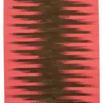 Gümgüm Modern Pembe Pamuk Üstü Yün El Dokuma Kilim-199x283