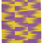 Gümgüm Modern Mor Pamuk Üstü Yün El Dokuma Kilim-213x279