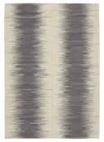 Gümgüm Modern Mor Pamuk Üstü Yün El Dokuma Kilim-199x292