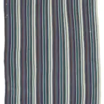 Chaput Çizgili Mor Renk Pamok Üzerine Yün El Dokuma Kilim-190x270