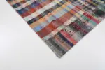 Chaput Patchwork Multi Renk Pamuk Üzerine Yün El Dokuma Kilim-208x307 - Görsel 4