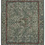 Needlepoint Bej Pamuk Üzerine Yün El Dokuma Halı-363x446