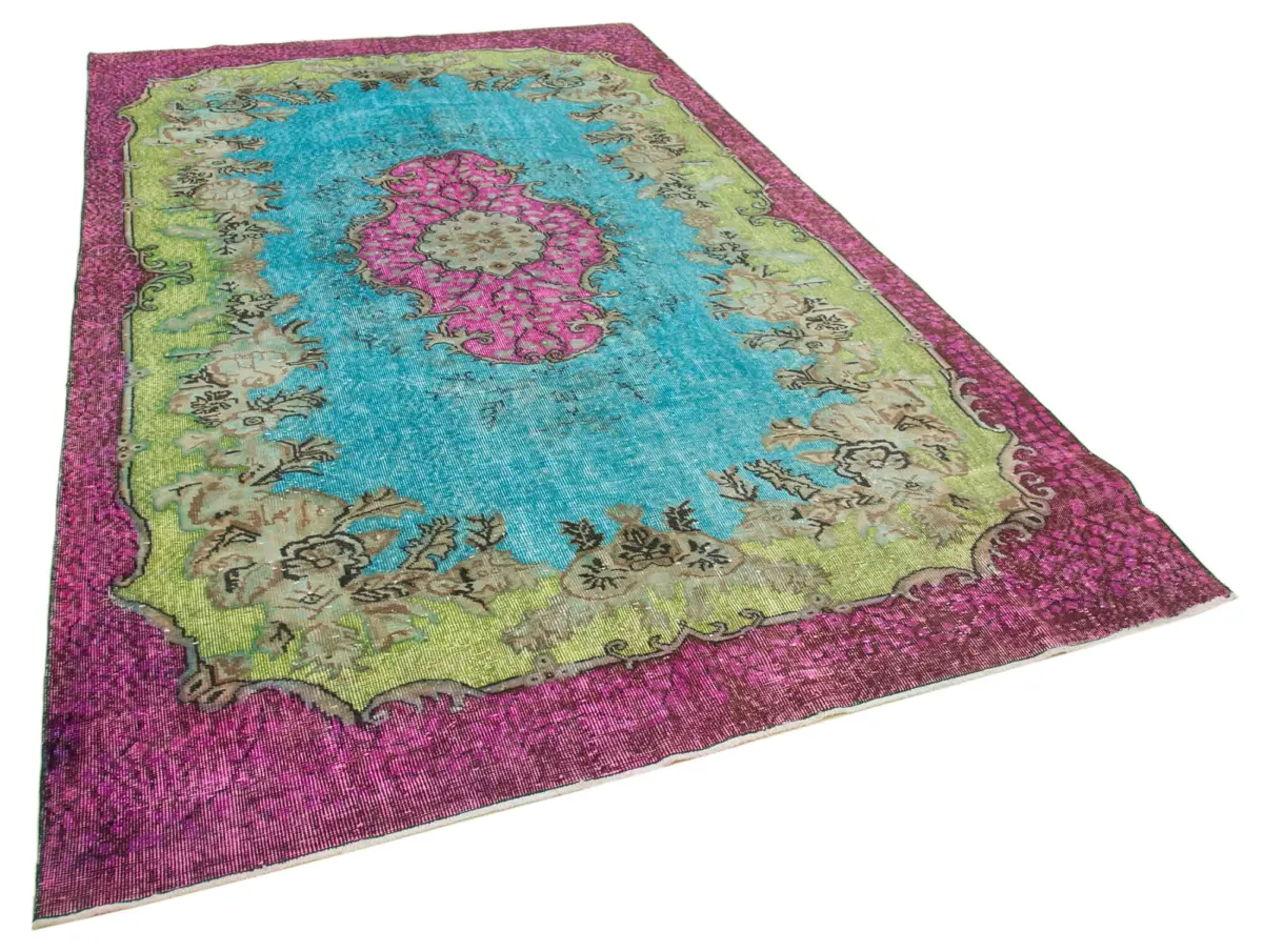 Oyma Multi Pamuk Üzerine Yün El Dokuma Kilim-198x315 - Görsel 2