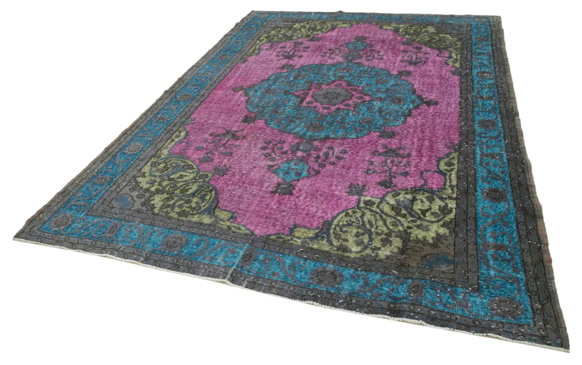 Oyma Pembe Pamuk Üzerine Yün El Dokuma Kilim-227x319 - Görsel 3