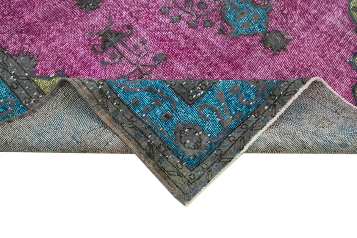 Oyma Pembe Pamuk Üzerine Yün El Dokuma Kilim-227x319 - Görsel 6