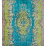 Oyma Multi Pamuk Üzerine Yün El Dokuma Kilim-172x276