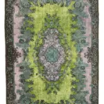 Oyma Kahverengi Pamuk Üzerine Yün El Dokuma Kilim-172x268