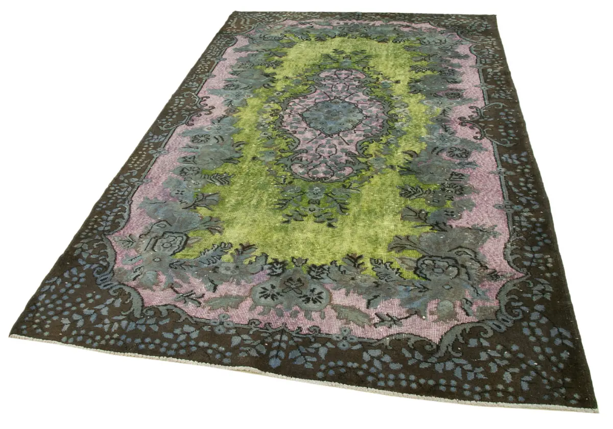 Oyma Kahverengi Pamuk Üzerine Yün El Dokuma Kilim-172x268 - Görsel 3