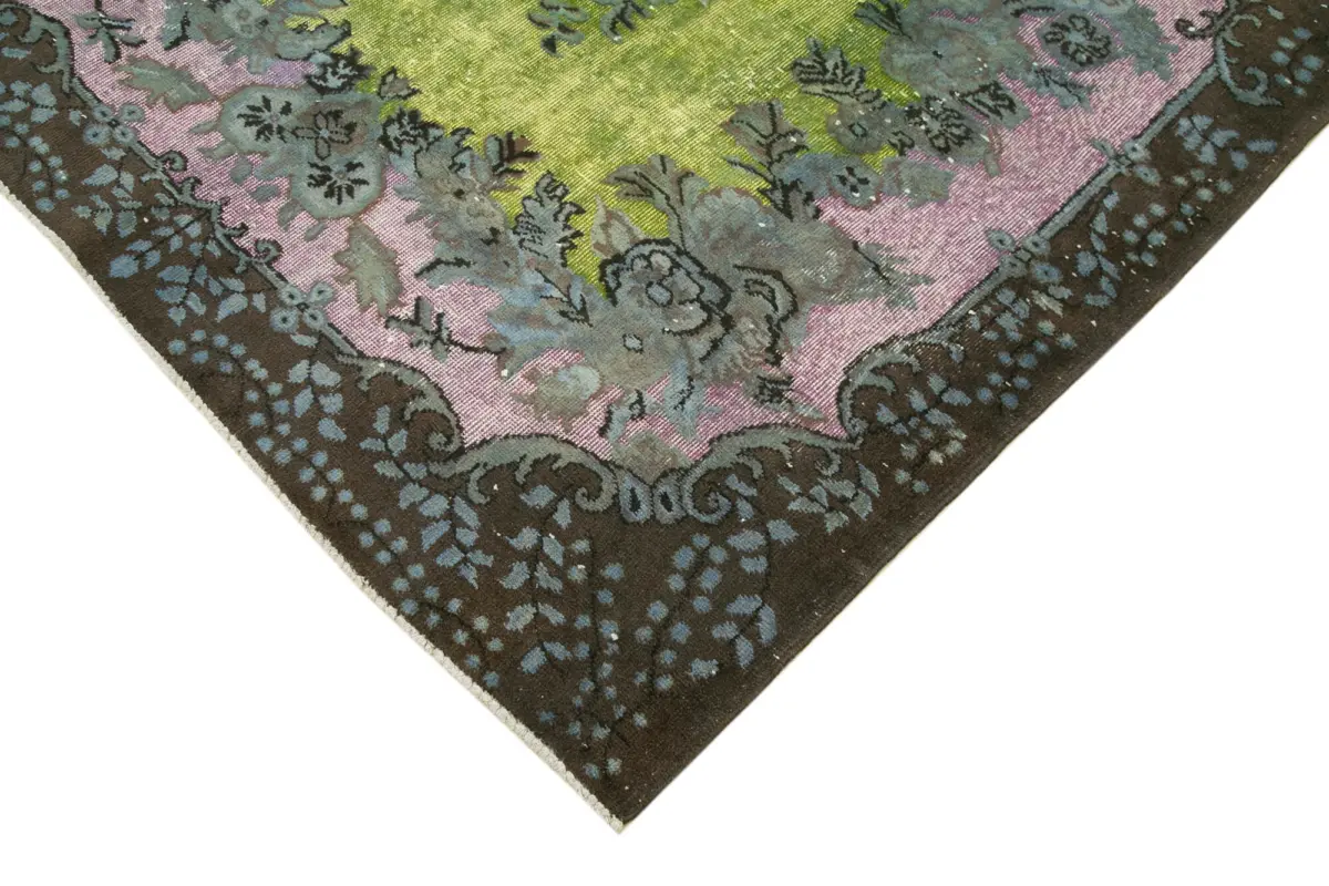 Oyma Kahverengi Pamuk Üzerine Yün El Dokuma Kilim-172x268 - Görsel 4