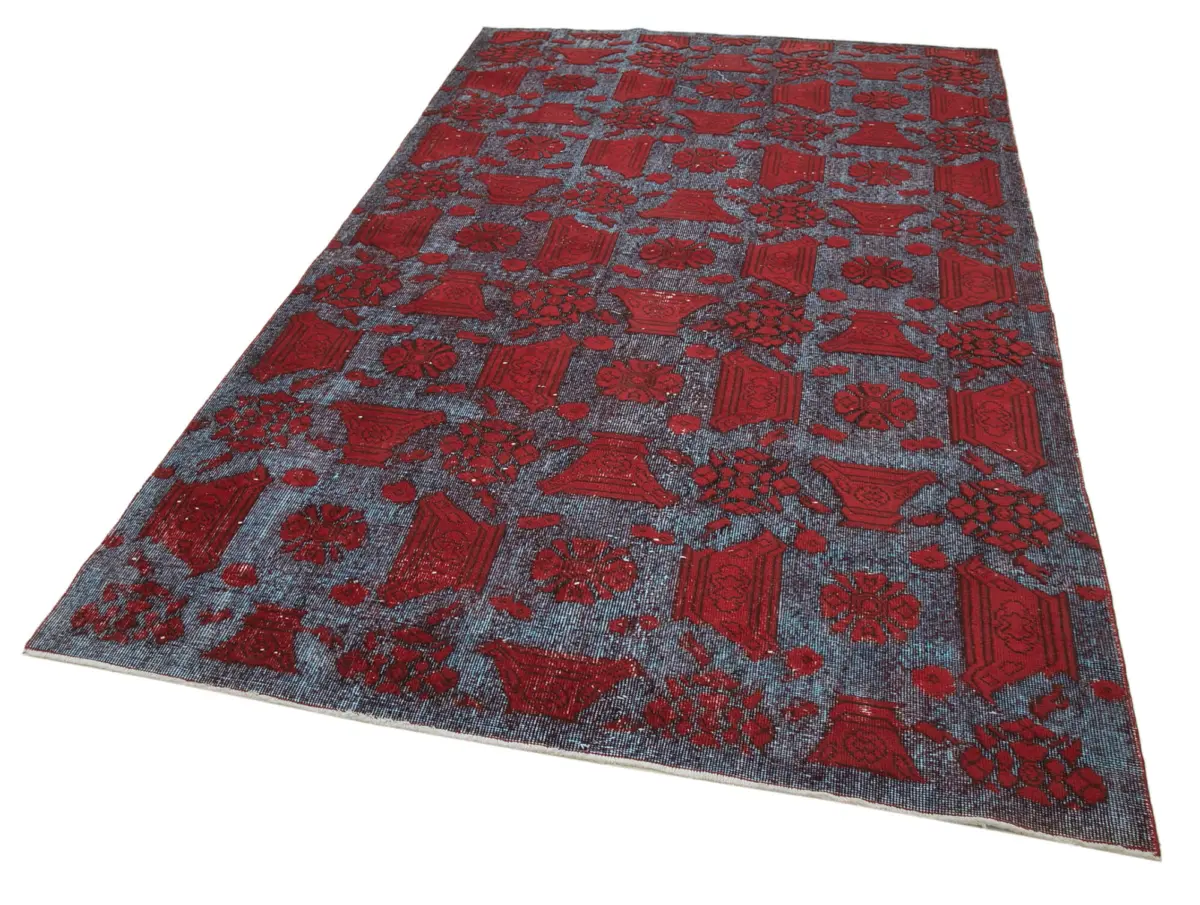 Oyma kır Pamuk Üzerine Yün El Dokuma Kilim-173x296 - Görsel 3