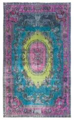 Oyma Multi Pamuk Üzerine Yün El Dokuma Kilim-174x298