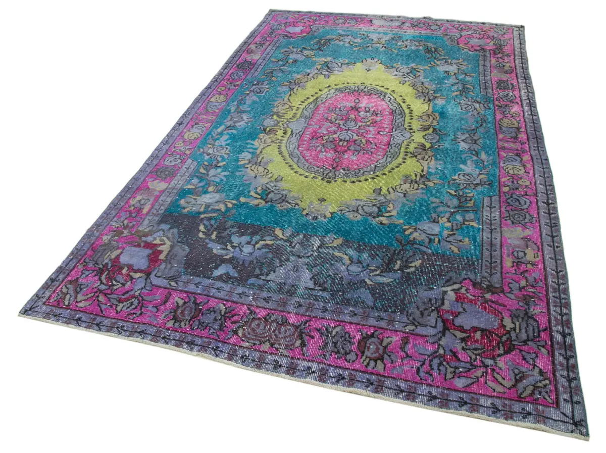 Oyma Multi Pamuk Üzerine Yün El Dokuma Kilim-174x298 - Görsel 3