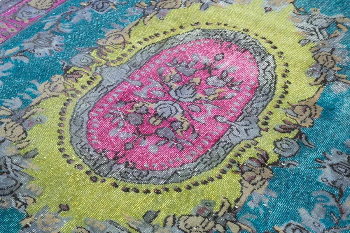 Oyma Multi Pamuk Üzerine Yün El Dokuma Kilim-174x298 - Görsel 5