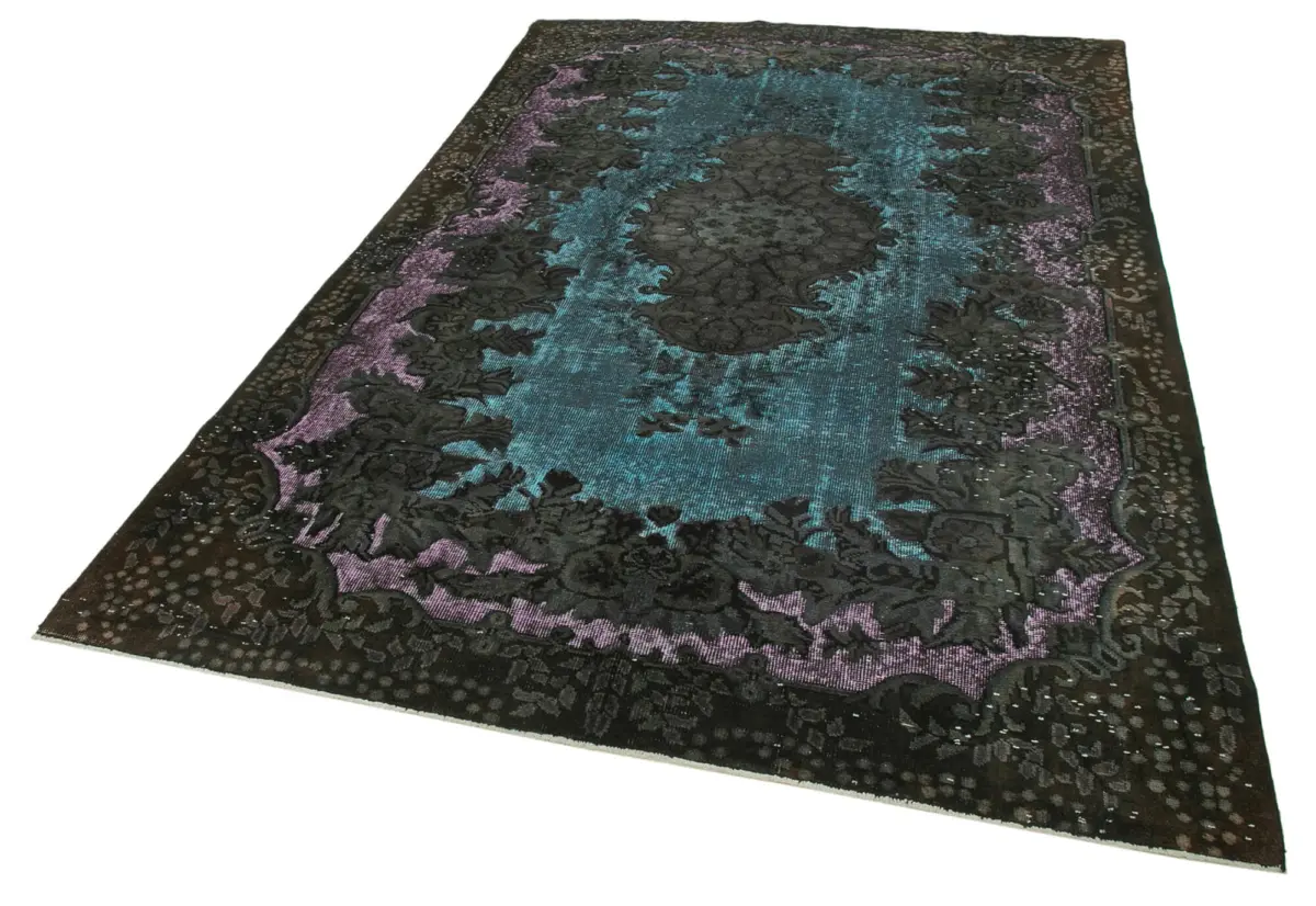 Oyma Kahverengi Pamuk Üzerine Yün El Dokuma Kilim-187x288 - Görsel 3