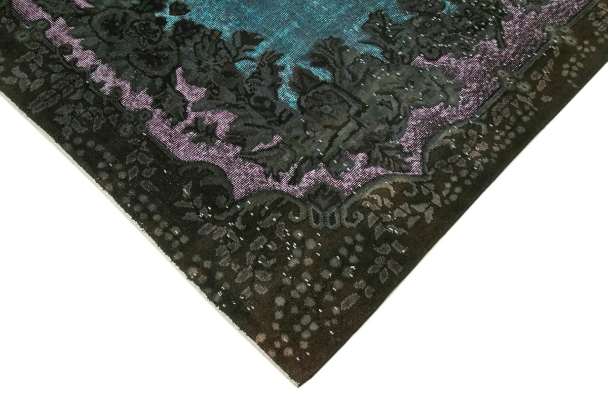 Oyma Kahverengi Pamuk Üzerine Yün El Dokuma Kilim-187x288 - Görsel 4