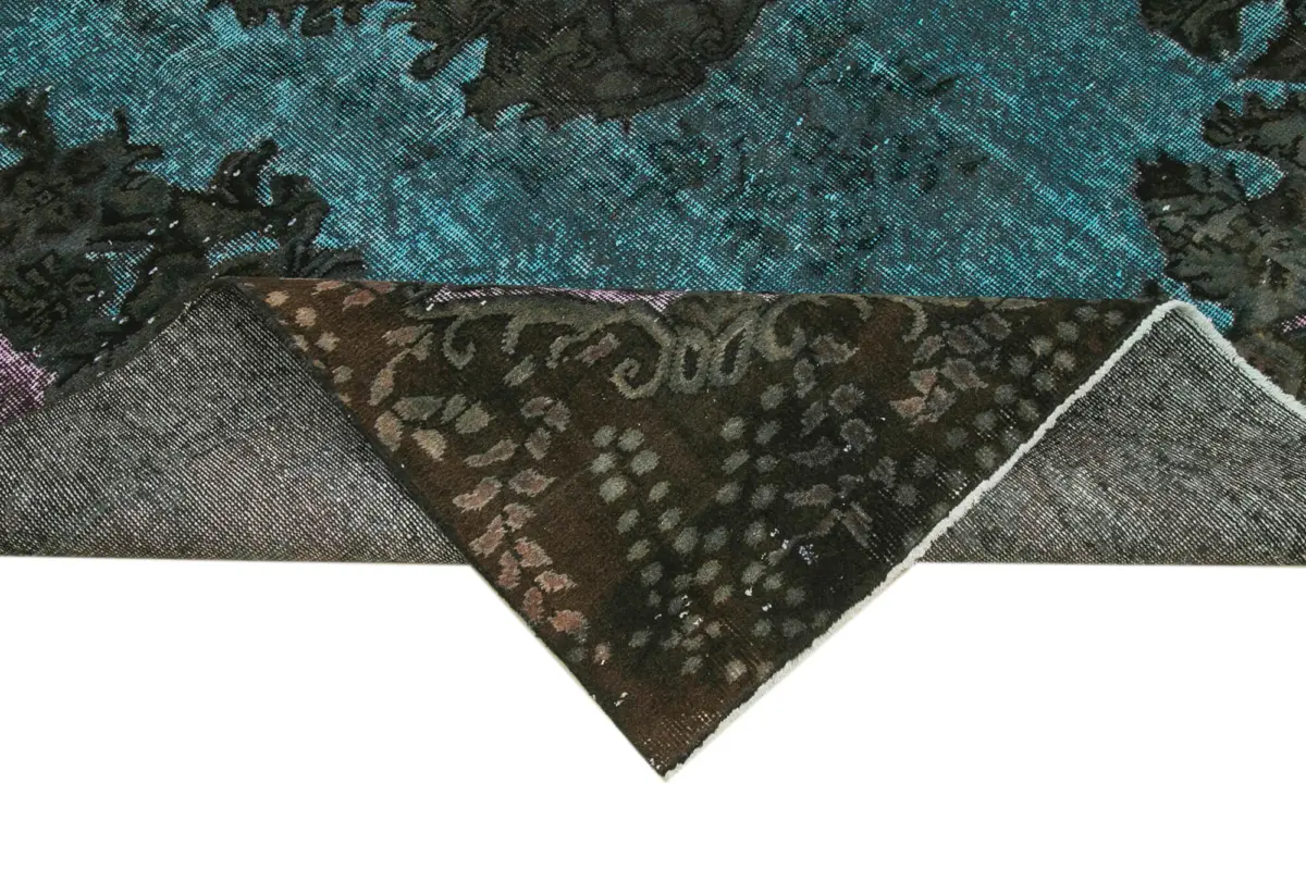 Oyma Kahverengi Pamuk Üzerine Yün El Dokuma Kilim-187x288 - Görsel 6