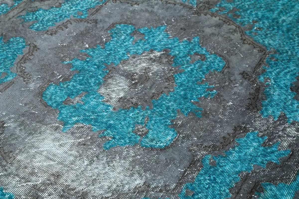 Oyma Gri Pamuk Üzerine Yün El Dokuma Kilim-156x285 - Görsel 5