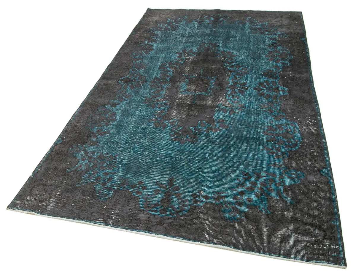 Oyma Gri Pamuk Üzerine Yün El Dokuma Kilim-156x265 - Görsel 3