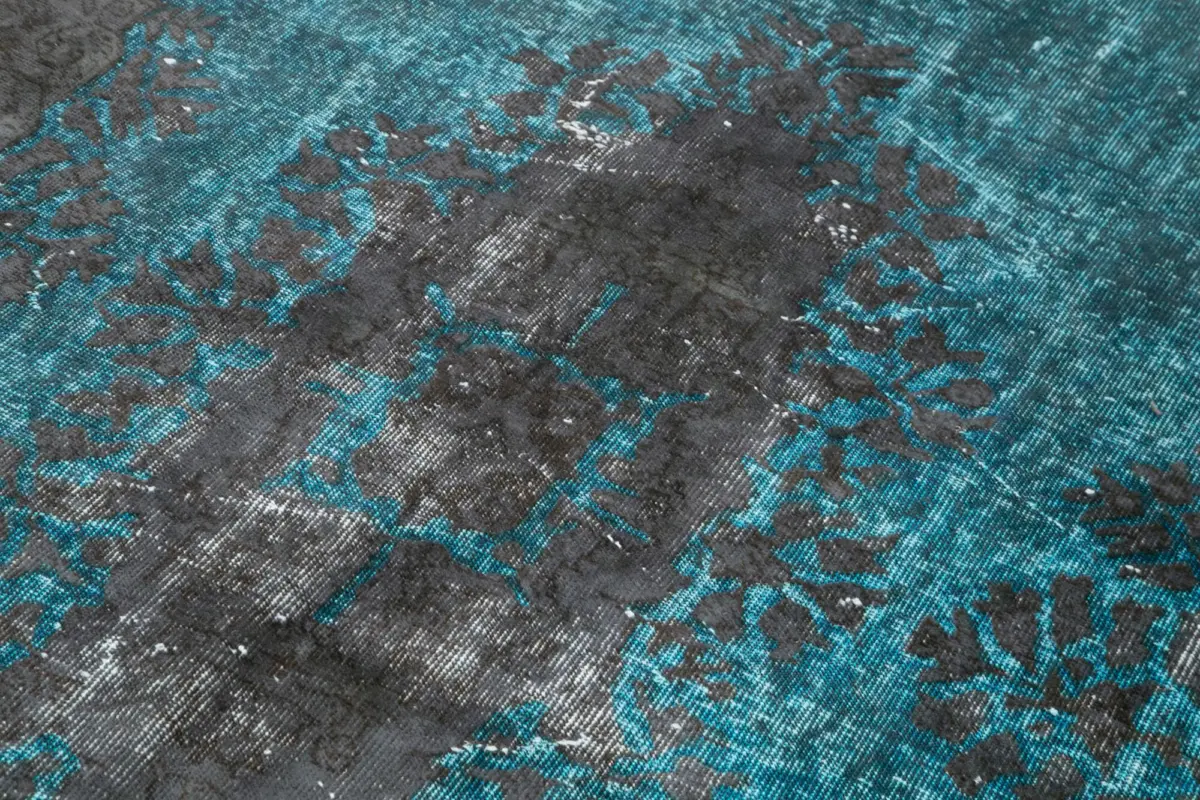 Oyma Gri Pamuk Üzerine Yün El Dokuma Kilim-156x265 - Görsel 5