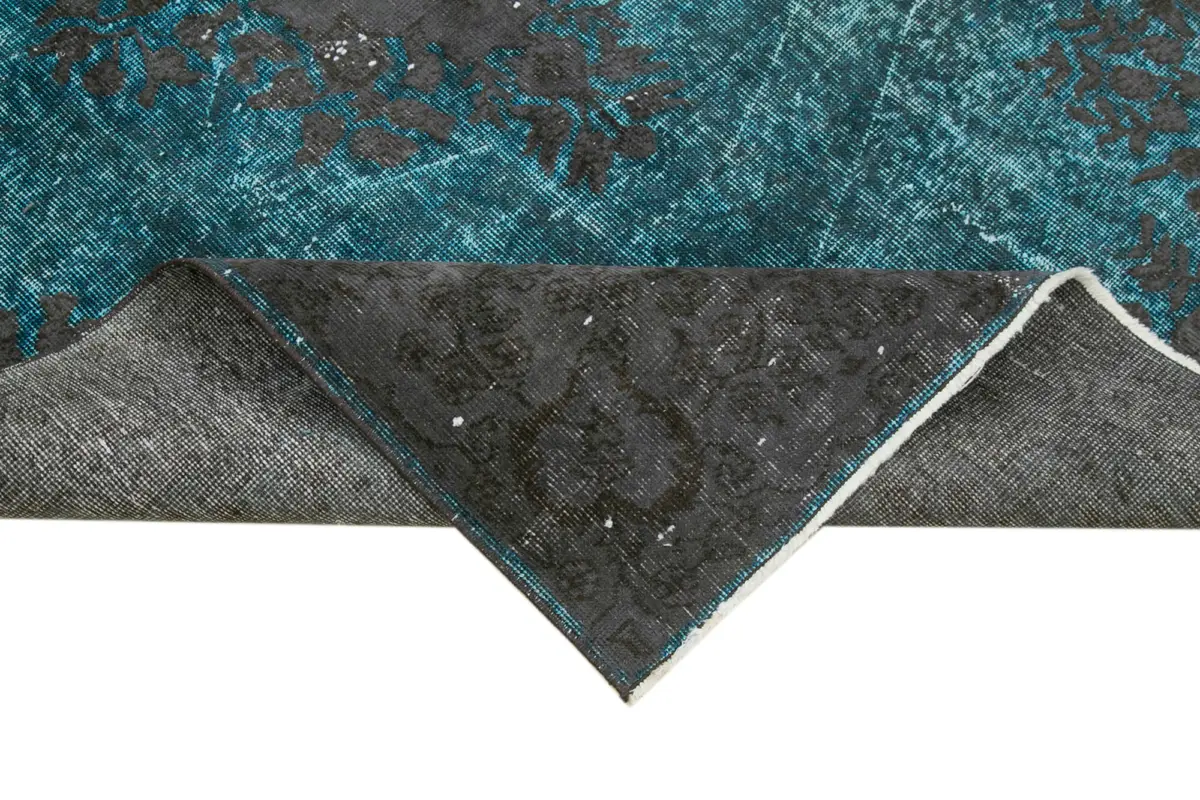 Oyma Gri Pamuk Üzerine Yün El Dokuma Kilim-156x265 - Görsel 6