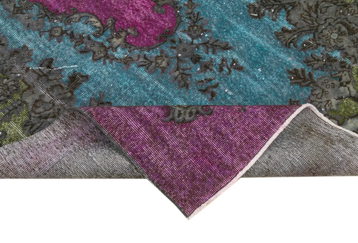 Oyma Mor Pamuk Üzerine Yün El Dokuma Kilim-164x275 - Görsel 6