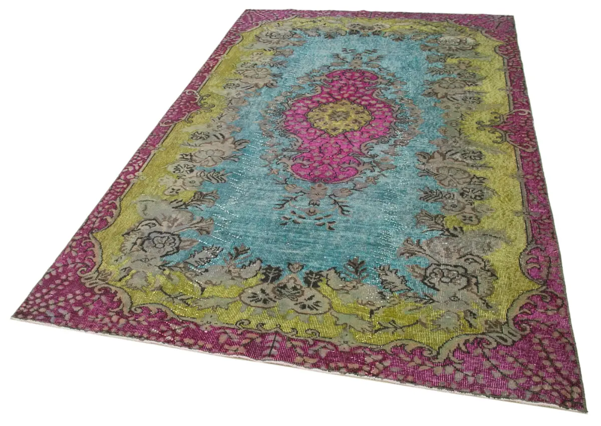 Oyma Pembe Pamuk Üzerine Yün El Dokuma Kilim-170x272 - Görsel 3