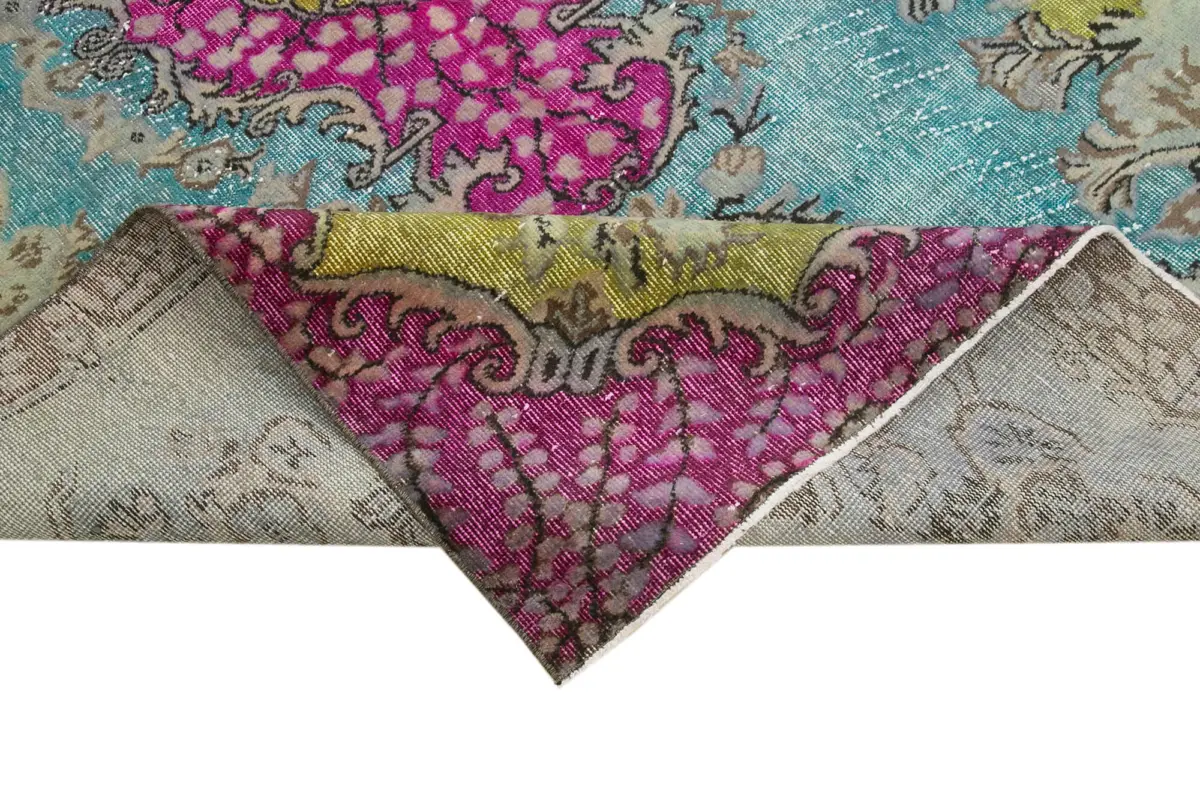 Oyma Pembe Pamuk Üzerine Yün El Dokuma Kilim-170x272 - Görsel 6