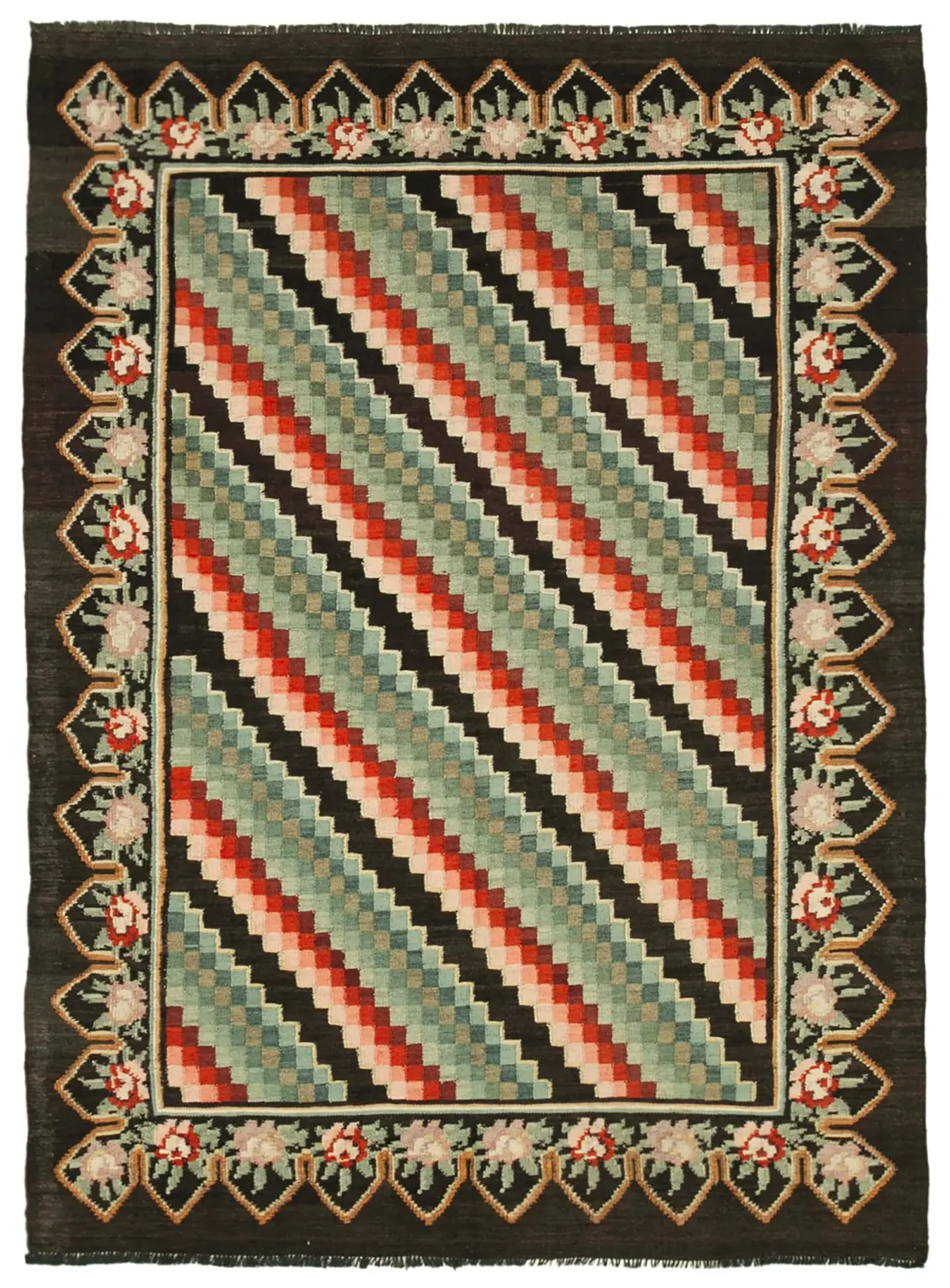 Rc_22265_1_Brown_Rose_Kilim_Rugs