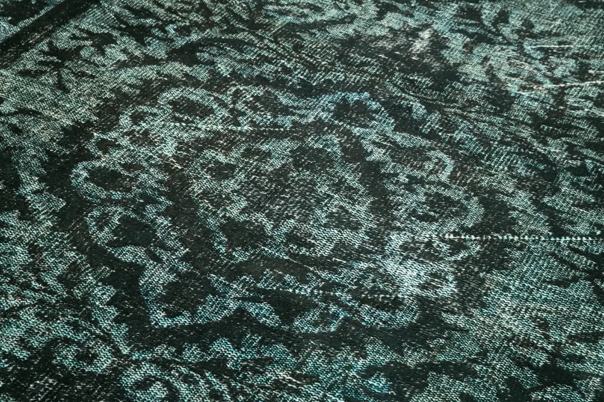 Oyma Siyah Pamuk Üzerine Yün El Dokuma Kilim-176x286 - Görsel 5