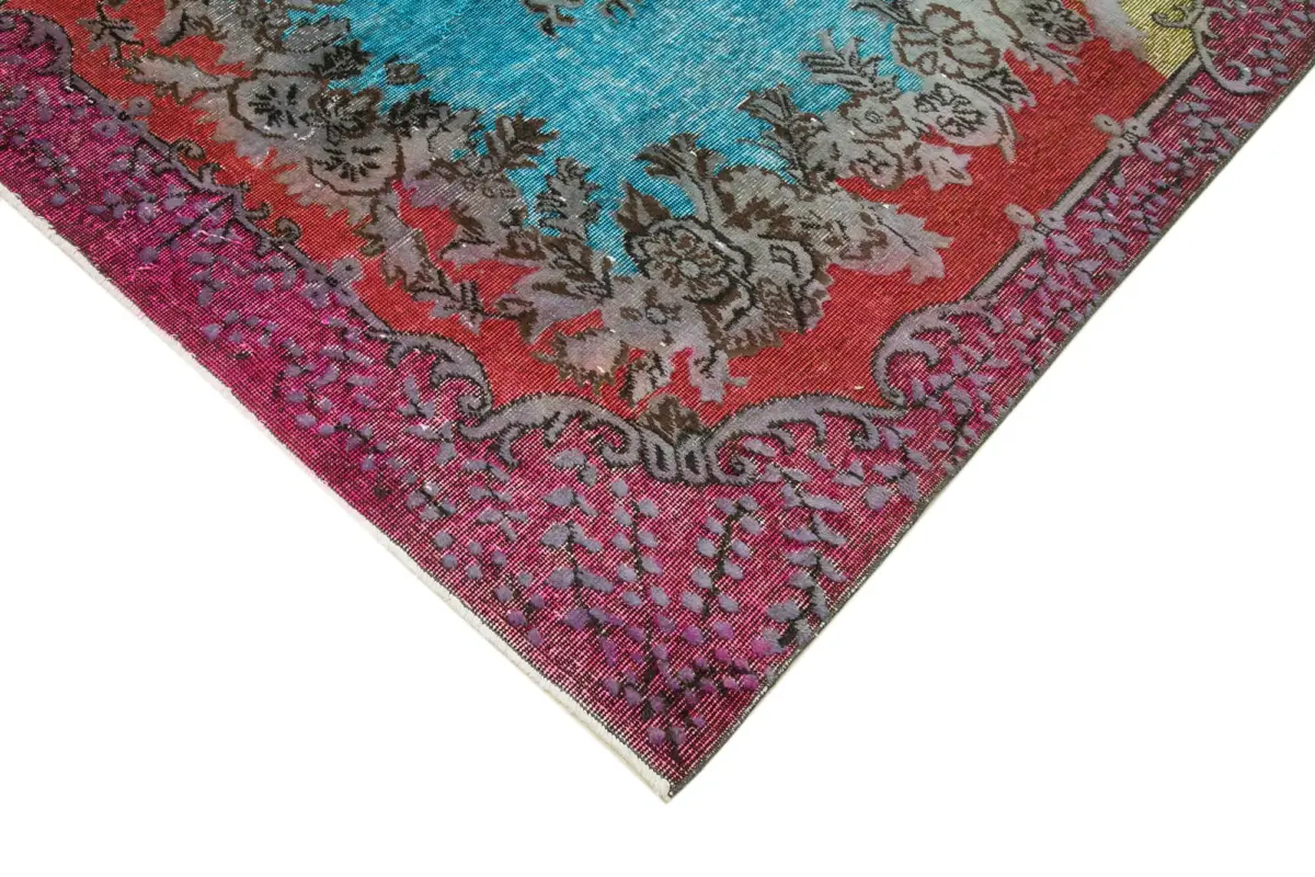 Oyma Multi Pamuk Üzerine Yün El Dokuma Kilim-180x280 - Görsel 4