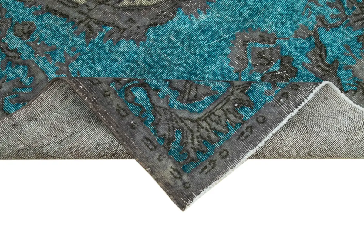 Oyma Gri Pamuk Üzerine Yün El Dokuma Kilim-163x280 - Görsel 6