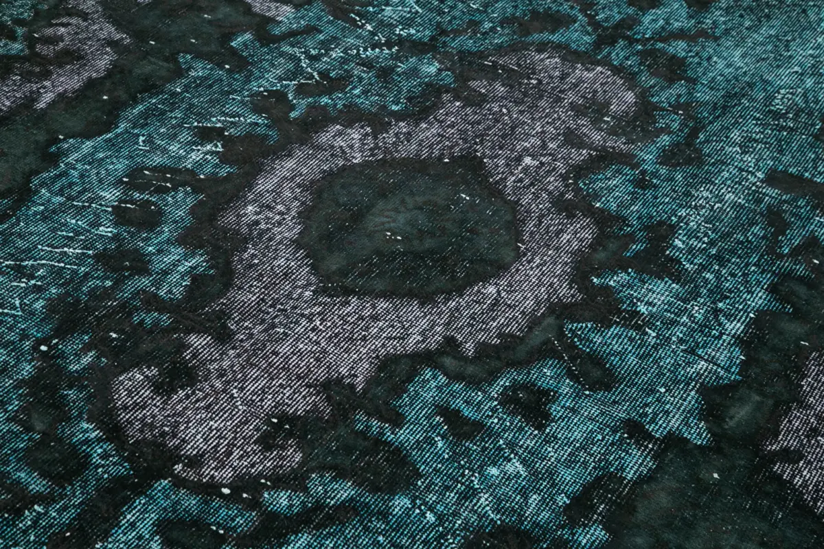 Oyma Siyah Pamuk Üzerine Yün El Dokuma Kilim-175x292 - Görsel 5