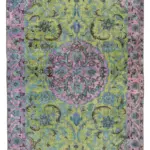 Oyma Pembe Pamuk Üzerine Yün El Dokuma Kilim-170x264