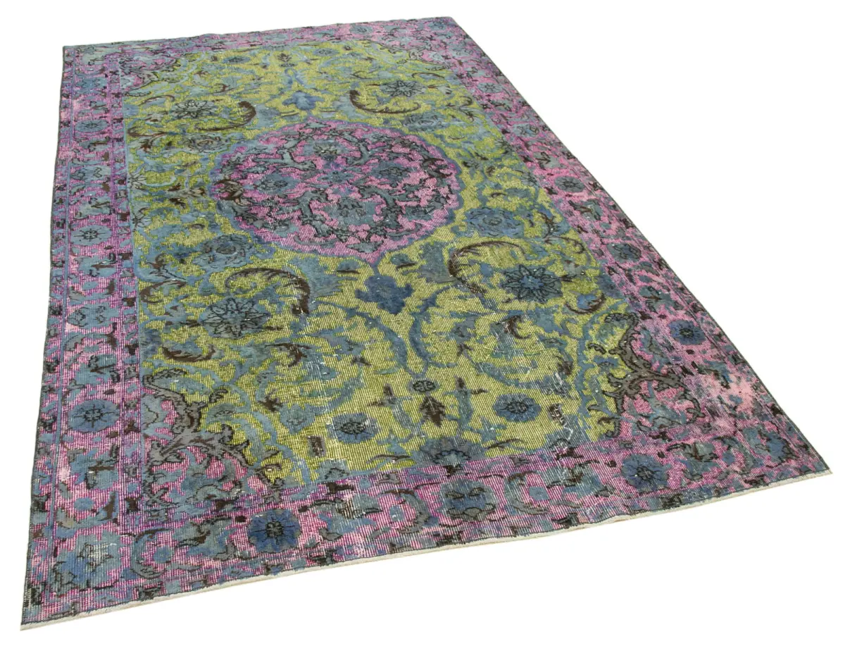 Oyma Pembe Pamuk Üzerine Yün El Dokuma Kilim-170x264 - Görsel 2