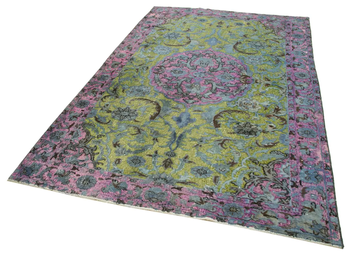 Oyma Pembe Pamuk Üzerine Yün El Dokuma Kilim-170x264 - Görsel 3