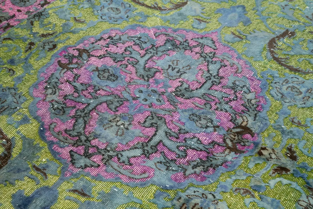 Oyma Pembe Pamuk Üzerine Yün El Dokuma Kilim-170x264 - Görsel 5