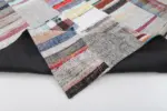 Chaput Patchwork Multi Renk Pamuk Üzerine Yün El Dokuma Kilim-200x302 - Görsel 5