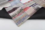 Chaput Patchwork Multi Renk Pamuk Üzerine Yün El Dokuma Kilim-200x298 - Görsel 5
