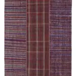 Chaput Patchwork Multi Renk Pamuk Üzerine Yün El Dokuma Kilim-205x300